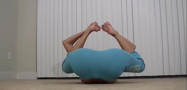  You cant take your eyes off me when I do my yoga JOI